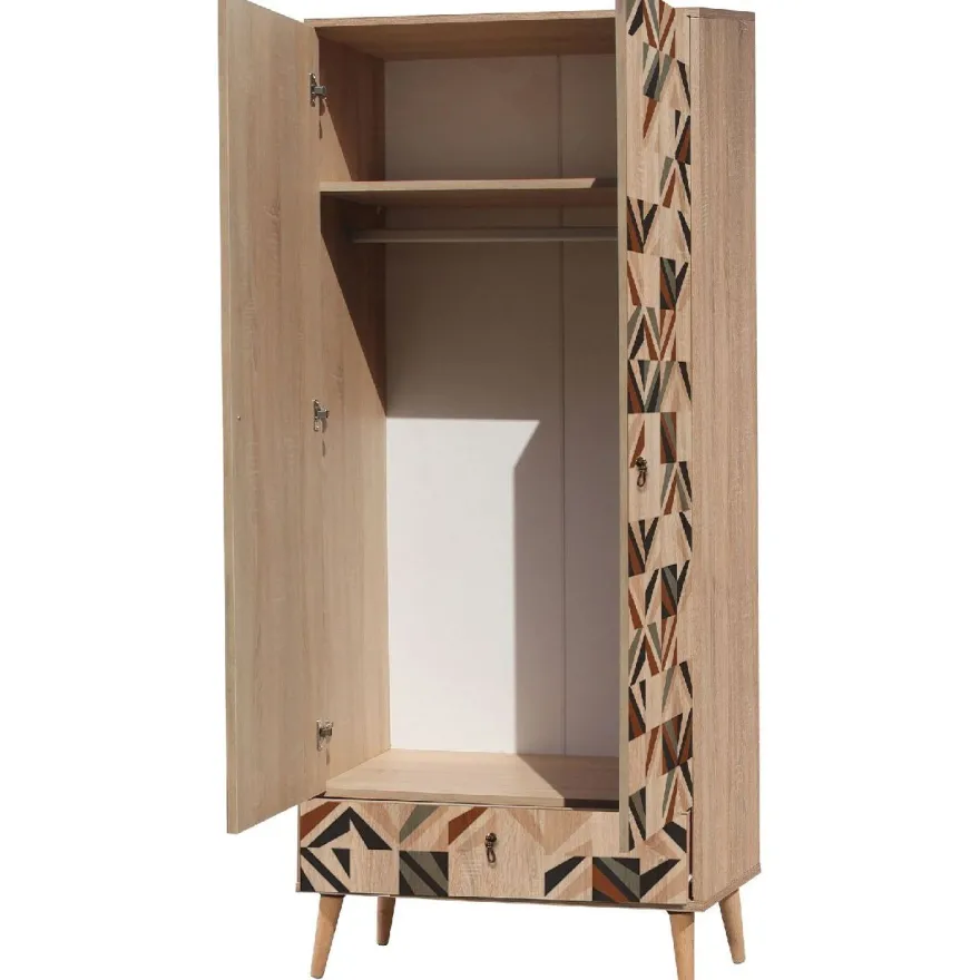 Vaatekaappi Linento Furniture City Triangle, 80cm