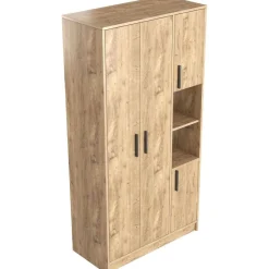 Vaatekaappi Linento Furniture Cupra, 90x177cm, ruskea