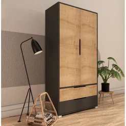 Vaatekaappi Linento Furniture Flora 90, 90x183cm