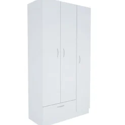 Vaatekaappi Linento Furniture Gabi, 90cm, valkoinen