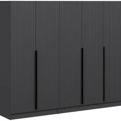 Vaatekaappi Linento Furniture Kale Plus 210x225cm 2 vetolaatikkoa eri värejä