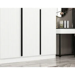 Vaatekaappi Linento Furniture Kale Plus 210x225cm 2 vetolaatikkoa eri värejä