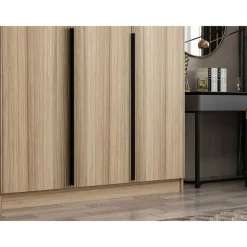Vaatekaappi Linento Furniture Kale Plus 210x225cm 2 vetolaatikkoa eri värejä