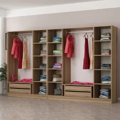 Vaatekaappi Linento Furniture Kale 210x315cm eri värejä