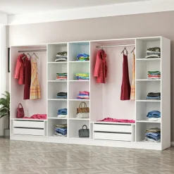 Vaatekaappi Linento Furniture Kale 210x315cm eri värejä