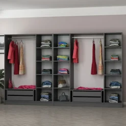 Vaatekaappi Linento Furniture Kale 210x315cm eri värejä
