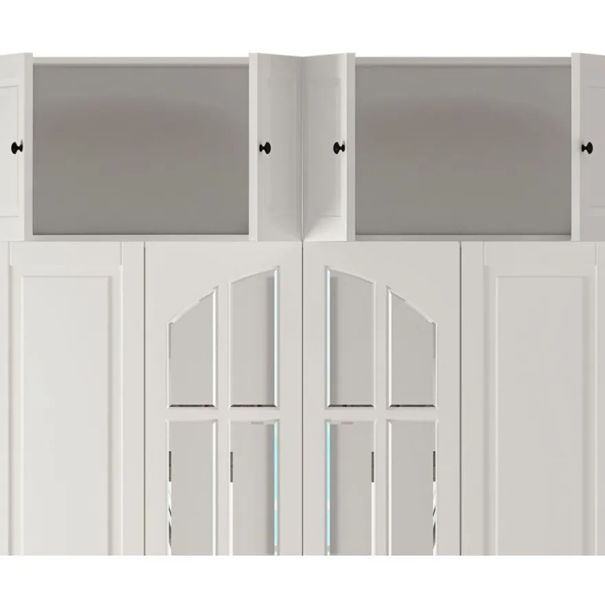 Vaatekaappi Linento Furniture Rb-185-18, 140x240cm, mattavalkoinen