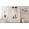 Vaatekaappi Linento Furniture Rb-079-01, 140x180cm, mattavalkoinen