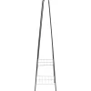 Vaateteline 59x35x150 cm musta