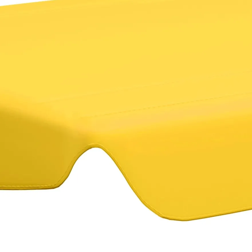 Vaihtokatos puutarhakeinuun keltainen 192x147 cm 270 g/m²