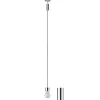 Valaisinjohtosarja kiskoon Paulmann URail 2Easy Basic, E27, 1500mm, mattakromi
