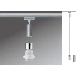 Valaisinjohtosarja kiskoon Paulmann URail 2Easy Basic, E27, 1500mm, mattakromi
