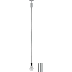 Valaisinjohtosarja kiskoon Paulmann URail 2Easy Basic, E27, 1500mm, mattakromi