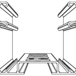 Valaisinripustuskisko Systemal Presto XYRV 106K