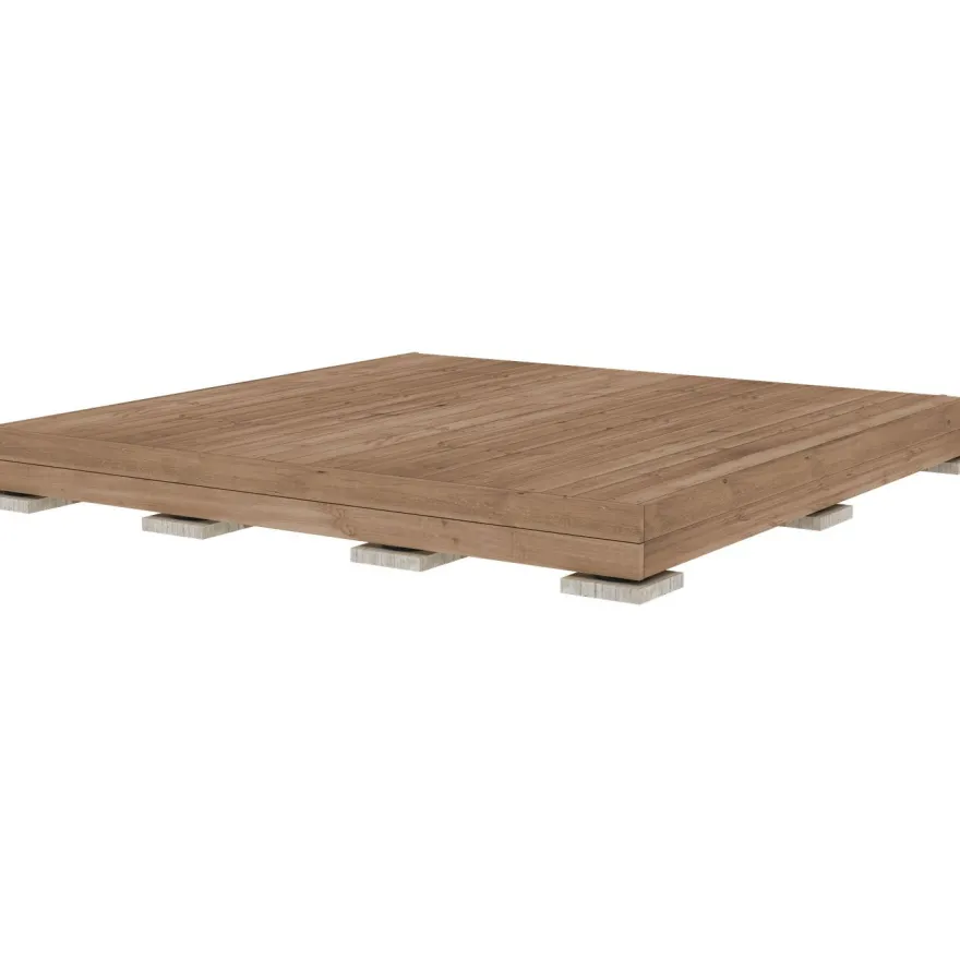 Valmisterassi PatioN°rd Havu, 3x3m, kestopuu
