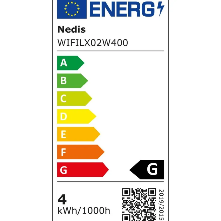 Valoketju Nedis SmartLife Wifi LED, 20m, 400-lamppua, lämmin-/kylmävalkoinen