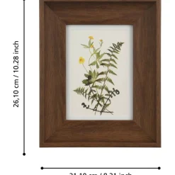 Valokuvakehys Eglo Living Renabie, 21x26cm, pähkinäpuu