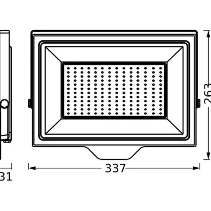 Valonheitin Osram Floodlight Essential IP65 musta, eri vaihtoehtoja