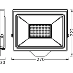 Valonheitin Osram Floodlight Essential IP65 musta, eri vaihtoehtoja