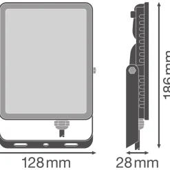 Valonheitin Osram Floodlight Essential IP65 musta, eri vaihtoehtoja