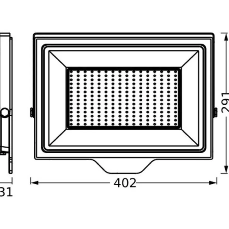 Valonheitin Osram Floodlight Essential IP65 musta, eri vaihtoehtoja