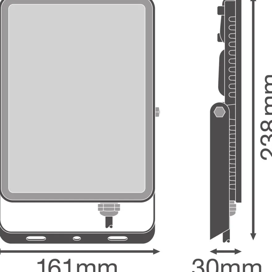 Valonheitin Osram Floodlight Essential IP65 musta, eri vaihtoehtoja