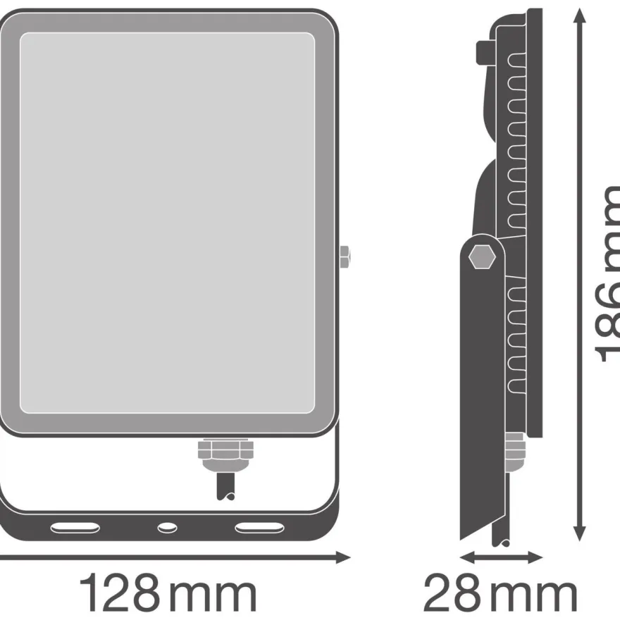 Valonheitin Osram Floodlight Essential IP65 musta, eri vaihtoehtoja