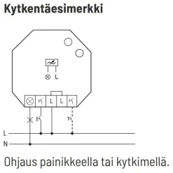Valonsäädin/painikehimmennin Eltako, EUD61NPL-230V, ilman N-johdinta