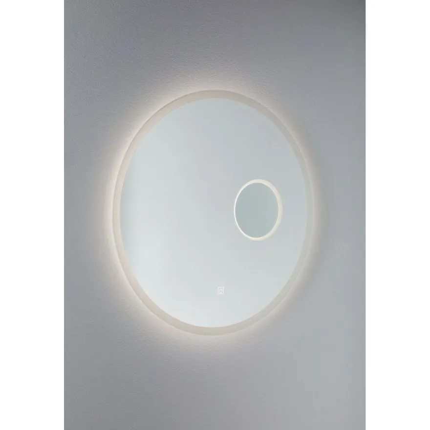 Valopeili Paulmann Mirra Ø60cm + meikkipeili LED IP44 4000K 1065lm/270lm 20W himmennettävä