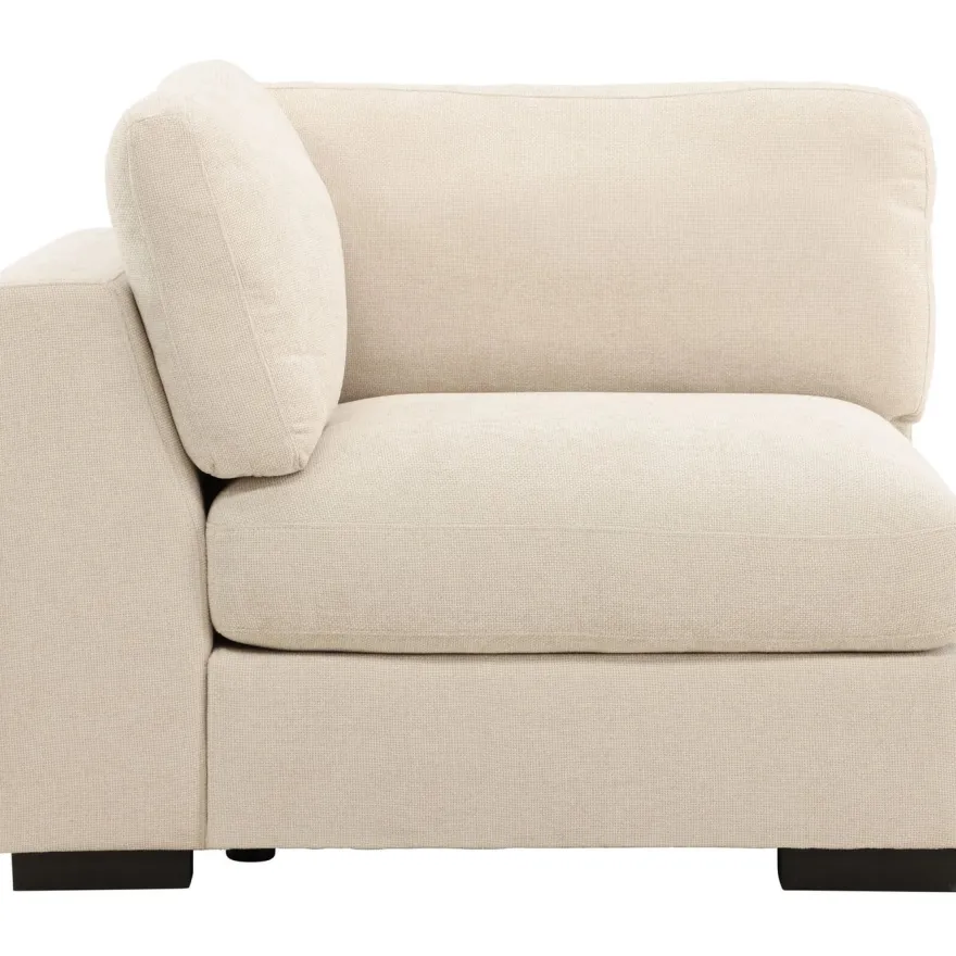 Vasen reunamoduuli Venture Home Salerno-sohvaan, beige