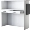 Vastaanottotiski LED-valaistuksella Linento Furniture MA102-2929, valkoinen