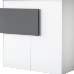 Vastaanottotiski LED-valaistuksella Linento Furniture MA102-2929, valkoinen