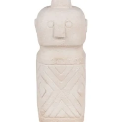 Veistos House Nordic Decoration, 6,5x6,5x15cm, beige