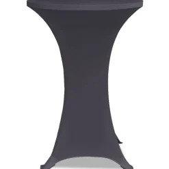 Venyvä pöydänsuoja 4 kpl 60 cm antrasiitti