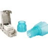Verkkoliitin Pistesarjat Cat6a RJ45, urosVerkkoliitin