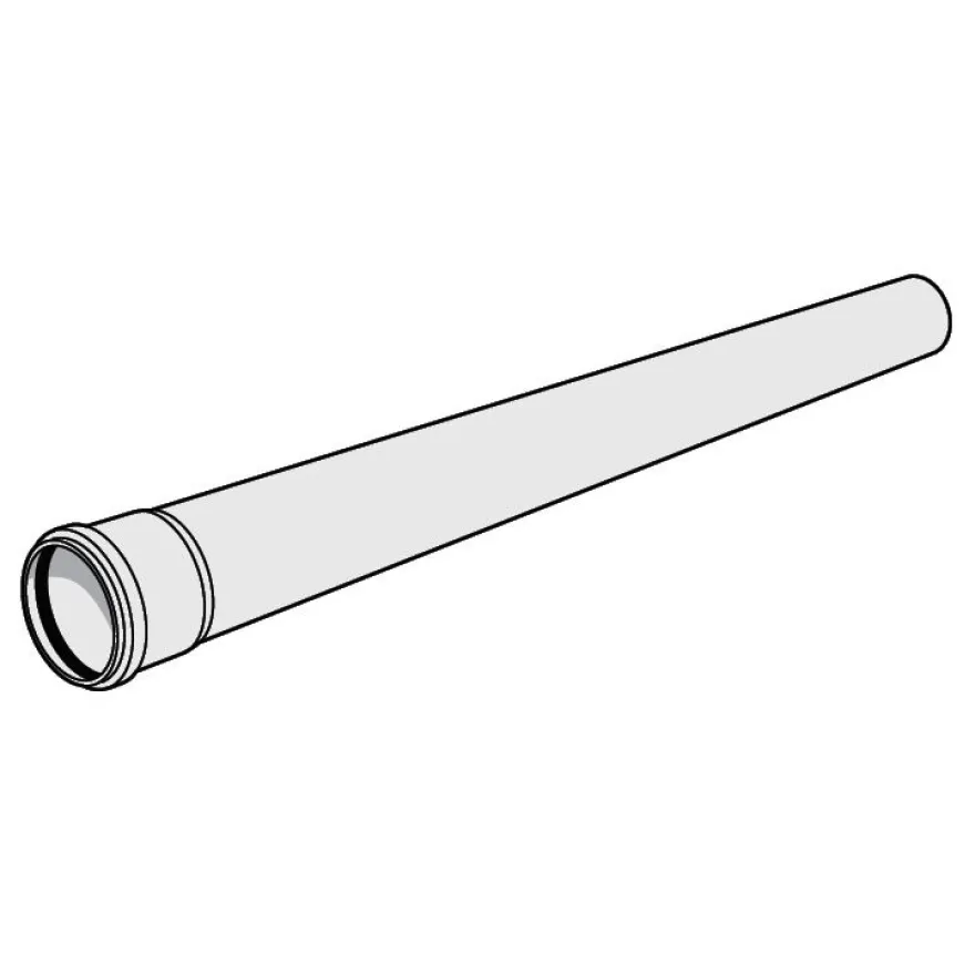 Viemäriputki SN8 110x3000, harmaa