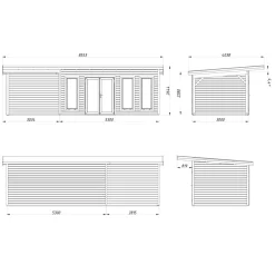 Vierasmaja Palmako Aurelia 15,2+7,9 m2