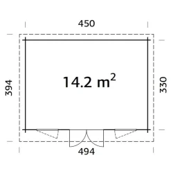 Vierasmaja Palmako Lisa, 14,2m² FR44-4735-2