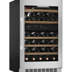 Viinikaappi mQuvée WineCave 800 50D WCD50S-800, 49.5cm, 2 lämpötila-aluetta, integroitava, teräs