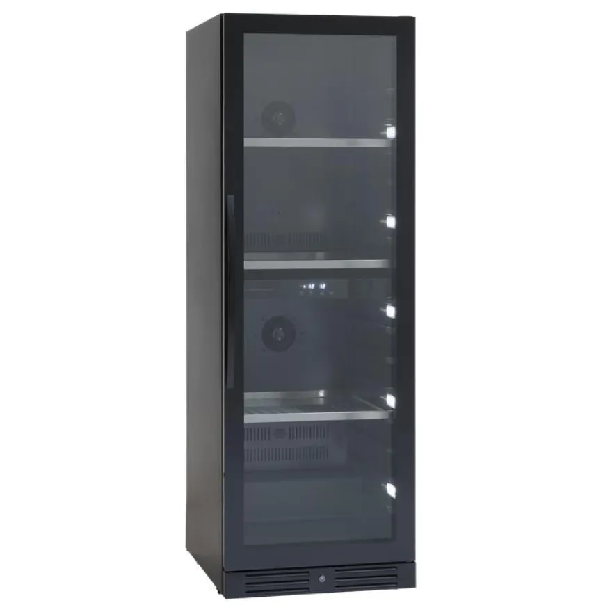 Viinikaappi Scandomestic SV1382B, 59.5cm, 2 lämpötila-aluetta, vapaasti seisova, musta