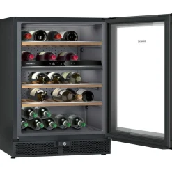 Viinikaappi Siemens iQ500 KW16KATGB, 60cm, 2 lämpötila-aluetta, vapaasti seisova, silver