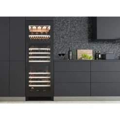 Viinikaappi Thermex Winemex 145, 59.5cm, 3 lämpötila-aluetta, vapaasti seisova, musta