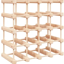 Viinipulloteline 20 pullolle 46,5x23x46,5 cm täysi mänty (53751)
