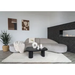 Villamatto House Nordic Pune, käsin tuftattu, valkoinen