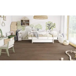 Vinyylilankku Tarkett iD Click Ultimate 55 Highland Oak Arabica, integroitu askeläänieriste