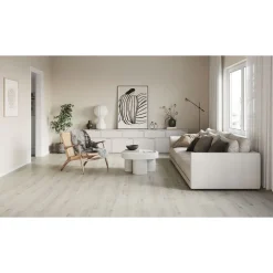 Vinyylilankku Tarkett iD Inspiration Click Solid 55 Scandinavian Oak Medium Grey