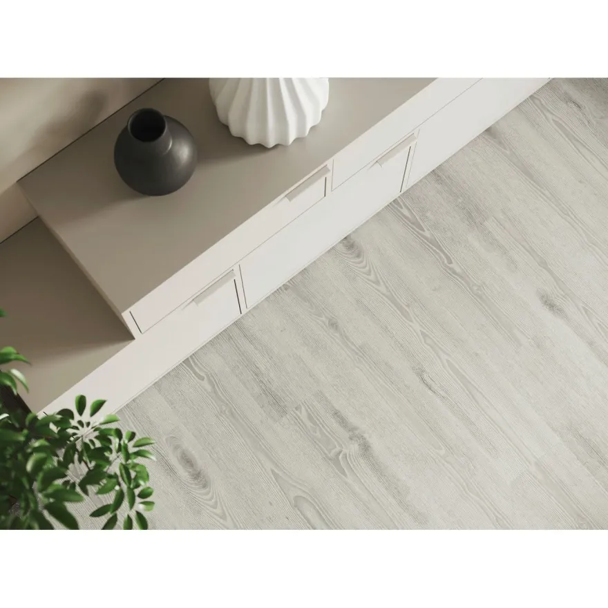 Vinyylilankku Tarkett iD Inspiration Click Solid 55 Scandinavian Oak Medium Grey