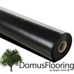 Vinyylilattian aluskate DomusFlooring Premium, 1mm, 15m²/rll, musta