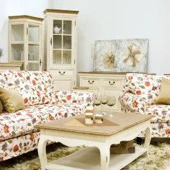 Vitriinikaappi Home4You SAMIRA 60x35xK195,5 cm, valkoinen