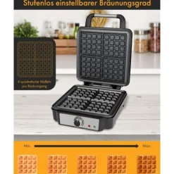 Vohvelirauta Proficook PCWA1241, 1200W